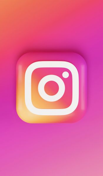 Instagram, logo, gradient Wallpaper 600x1024