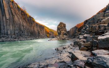 Iceland, river, landscape Wallpaper 2560x1600