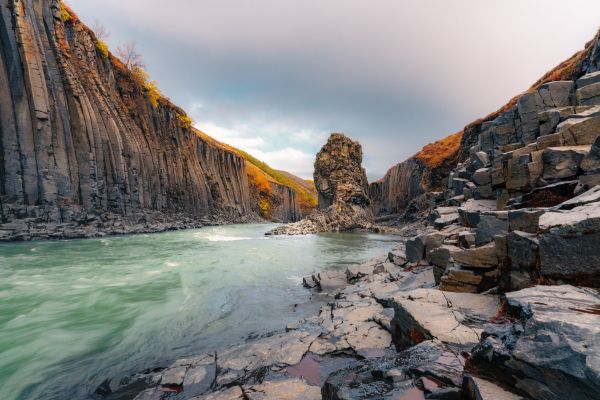 Iceland, river, landscape Wallpaper 4000x2668