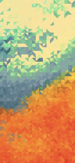 abstraction, mosaic, background Wallpaper 1080x2340