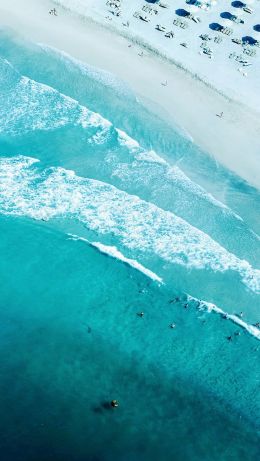 Dubai, beach, sea Wallpaper 640x1136