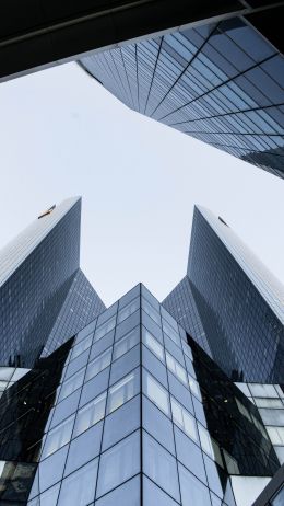 Terminal Jules Verne, building, gray Wallpaper 2160x3840