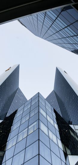 Terminal Jules Verne, building, gray Wallpaper 1080x2280