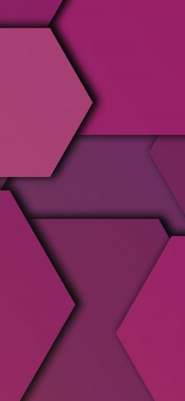 hexagon, background, purple Wallpaper 1242x2688