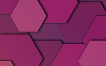 hexagon, background, purple Wallpaper 2560x1600