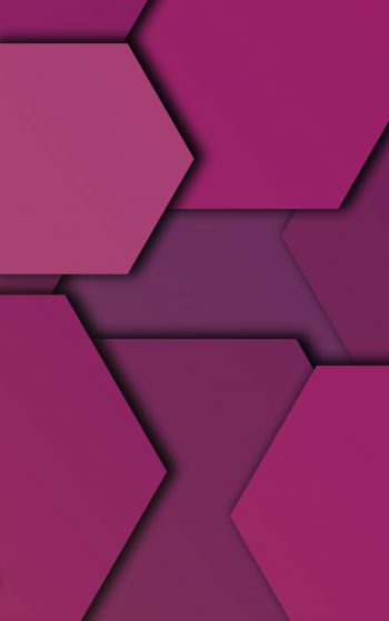 Обои 1752x2800 шестиугольник, фон, фиолетовый