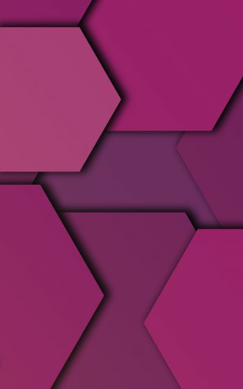 Обои 800x1280 шестиугольник, фон, фиолетовый