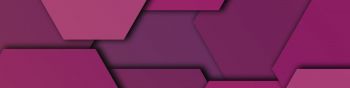 hexagon, background, purple Wallpaper 1590x400