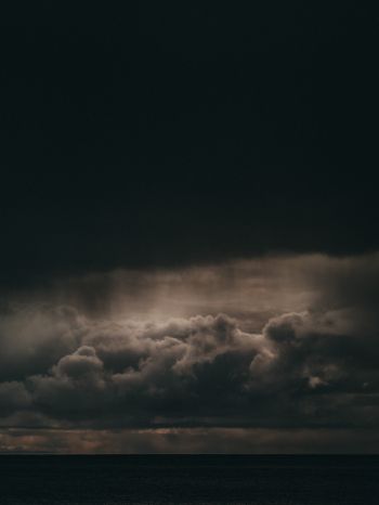 thunderstorm, storm, clouds Wallpaper 1668x2224