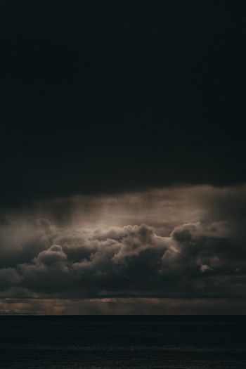 thunderstorm, storm, clouds Wallpaper 640x960