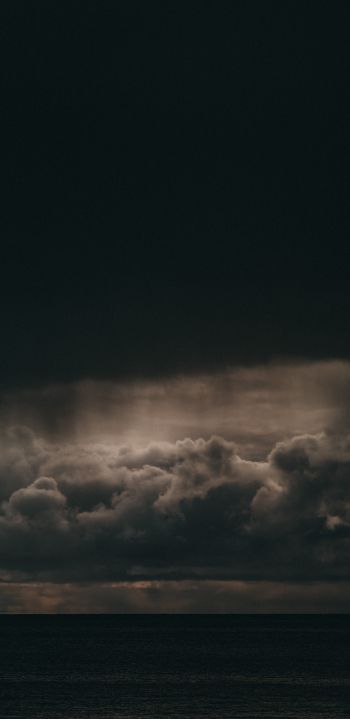 thunderstorm, storm, clouds Wallpaper 1080x2220
