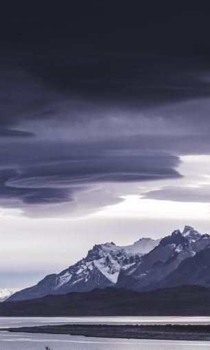 Torres del Paine, Chile, landscape Wallpaper 1200x2000