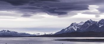 Torres del Paine, Chile, landscape Wallpaper 2560x1080