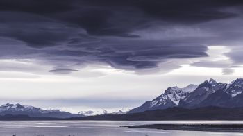 Torres del Paine, Chile, landscape Wallpaper 7680x4320