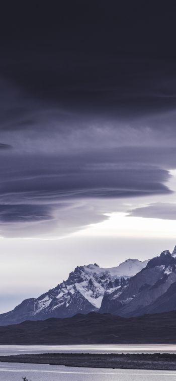 Torres del Paine, Chile, landscape Wallpaper 1080x2340