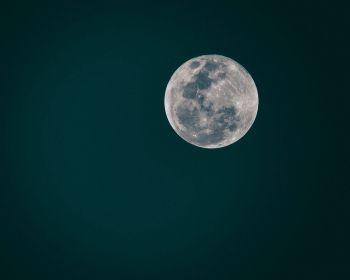full moon, moon, night sky Wallpaper 1280x1024