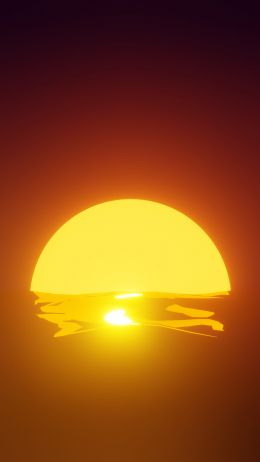 sun, vozhod Wallpaper 1440x2560