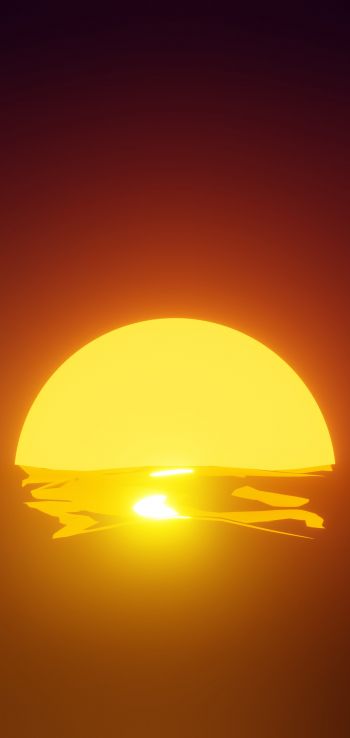 sun, vozhod Wallpaper 720x1520
