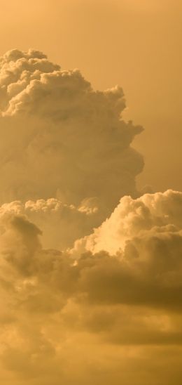 cumulus clouds, sky Wallpaper 1440x3040