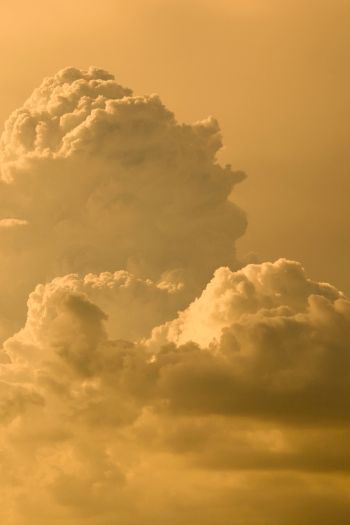 cumulus clouds, sky Wallpaper 640x960