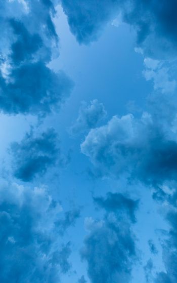 sky, clouds, blue wallpaper Wallpaper 1752x2800
