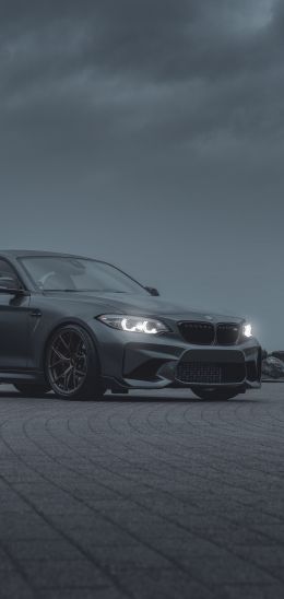 Обои 1440x3040 BMW,  спортивная машина, серый