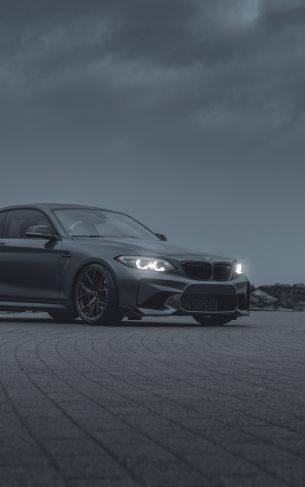 BMW, sports car, gray Wallpaper 1752x2800