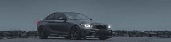 Обои 1590x400 BMW,  спортивная машина, серый