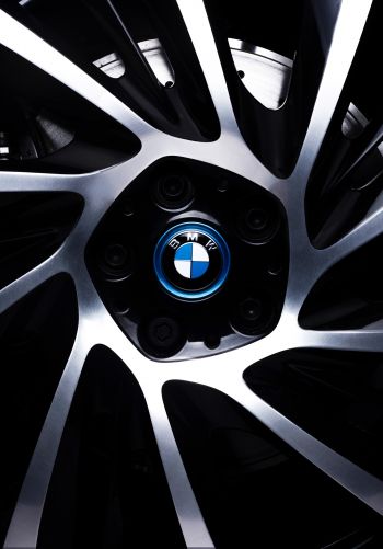 alloy wheel BMW, BMW logo Wallpaper 1668x2388