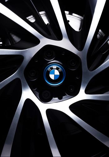 alloy wheel BMW, BMW logo Wallpaper 1640x2360