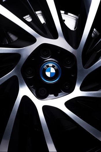 alloy wheel BMW, BMW logo Wallpaper 640x960