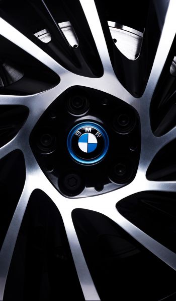 alloy wheel BMW, BMW logo Wallpaper 600x1024