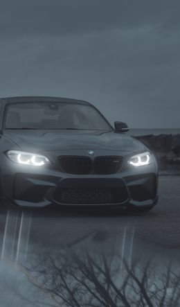 Обои 600x1024 BMW, спортивная машина, серый