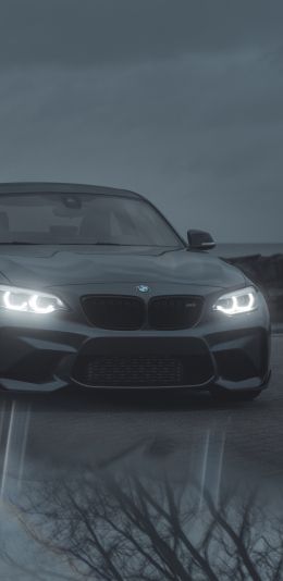 Обои 1080x2220 BMW, спортивная машина, серый