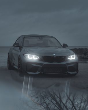 BMW, sports car, gray Wallpaper 4087x5109