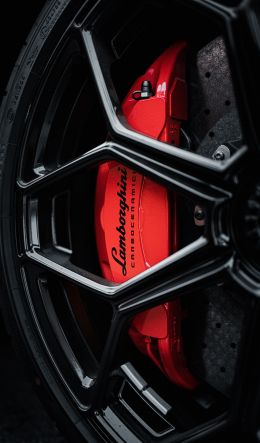 Обои 600x1024 литой диск Lamborghini