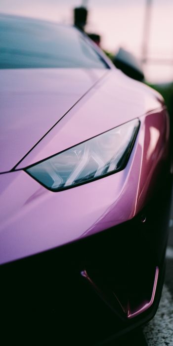 Lamborghini days, headlight Wallpaper 720x1440