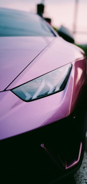 Lamborghini days, headlight Wallpaper 720x1520