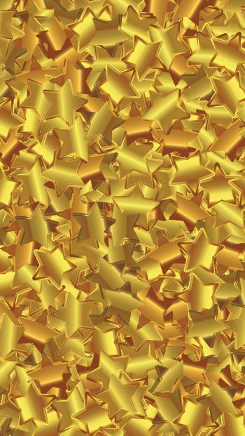 stars, gold, background Wallpaper 640x1136