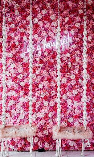 roses, aesthetic pink Wallpaper 1200x2000