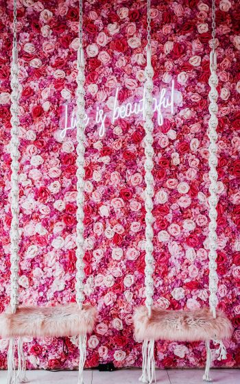 roses, aesthetic pink Wallpaper 800x1280