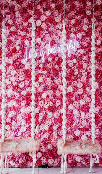 roses, aesthetic pink Wallpaper 600x1024