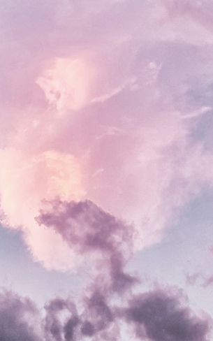 pink clouds, sky Wallpaper 800x1280