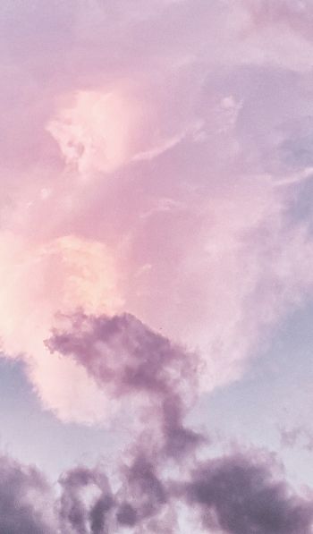 pink clouds, sky Wallpaper 600x1024
