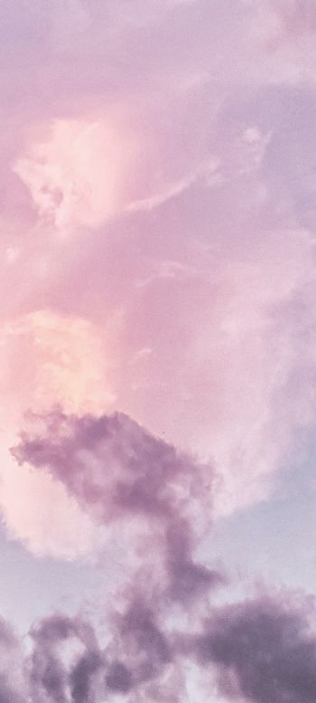 pink clouds, sky Wallpaper 720x1600