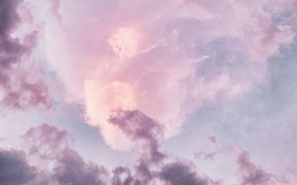 Обои 1920x1200 розовые облака, небо