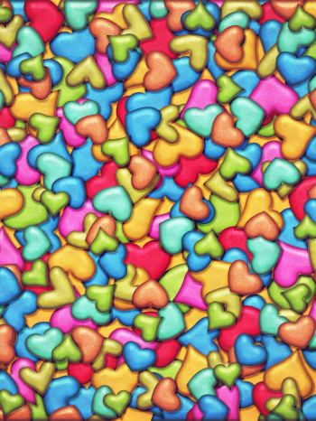 hearts, background Wallpaper 1620x2160