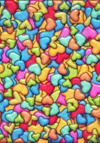 hearts, background Wallpaper 1668x2388