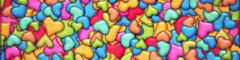hearts, background Wallpaper 1590x400