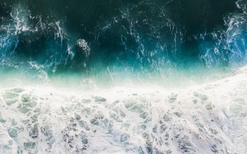 sea, sea foam, azure Wallpaper 1920x1200